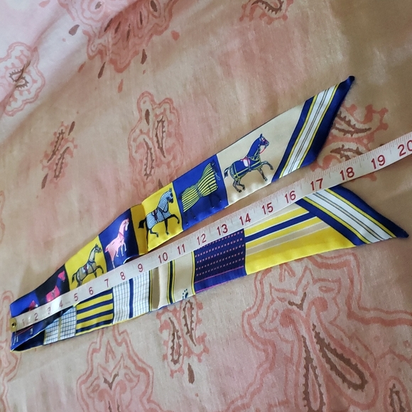 * Horse Show Skinny Scarf Cowgirl Vaquera Country Stripes - Picture 9 of 10